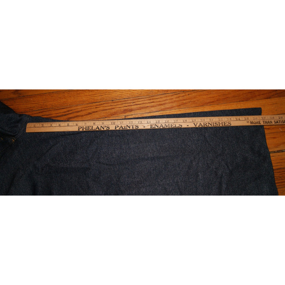 VTG 70s Lee Denim Jeans Polyester Pants Union USA Made 34x27 Talon Zipper - Picture 11 of 12